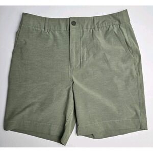 Faherty Men's All Day Shorts Green Sz 30